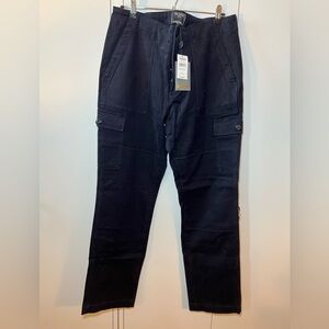 *NWT Men's Todd Snyder NAVY Cargo Pants 33x32 Brushed Cotton Stretch with Tags